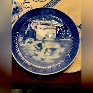 Royal Copenhagen plate.